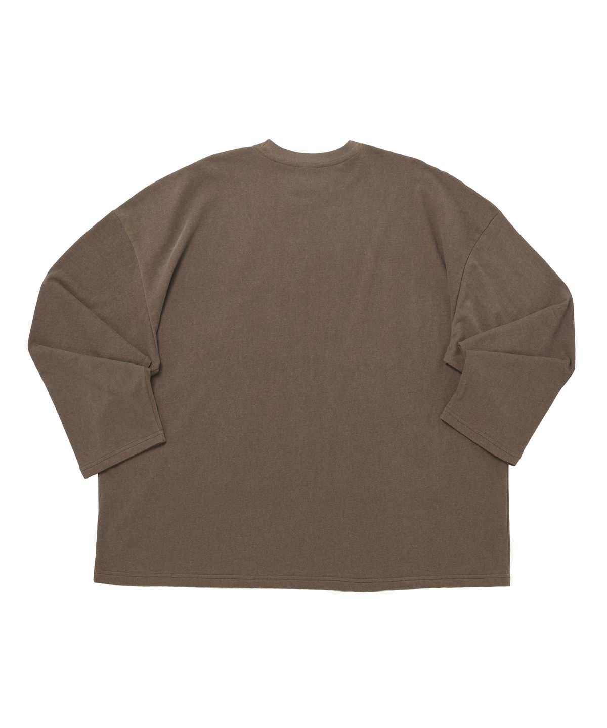 어낫띵(A NOTHING) VINTAGE P. DYEING TWO-POCKET BOX TEE (Brown)