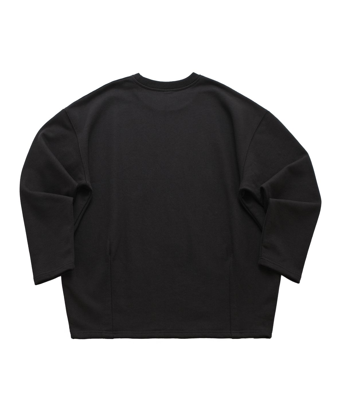 어낫띵(A NOTHING) HEAVY-TERRY BALLOON SWEAT BOX TEE (Black)