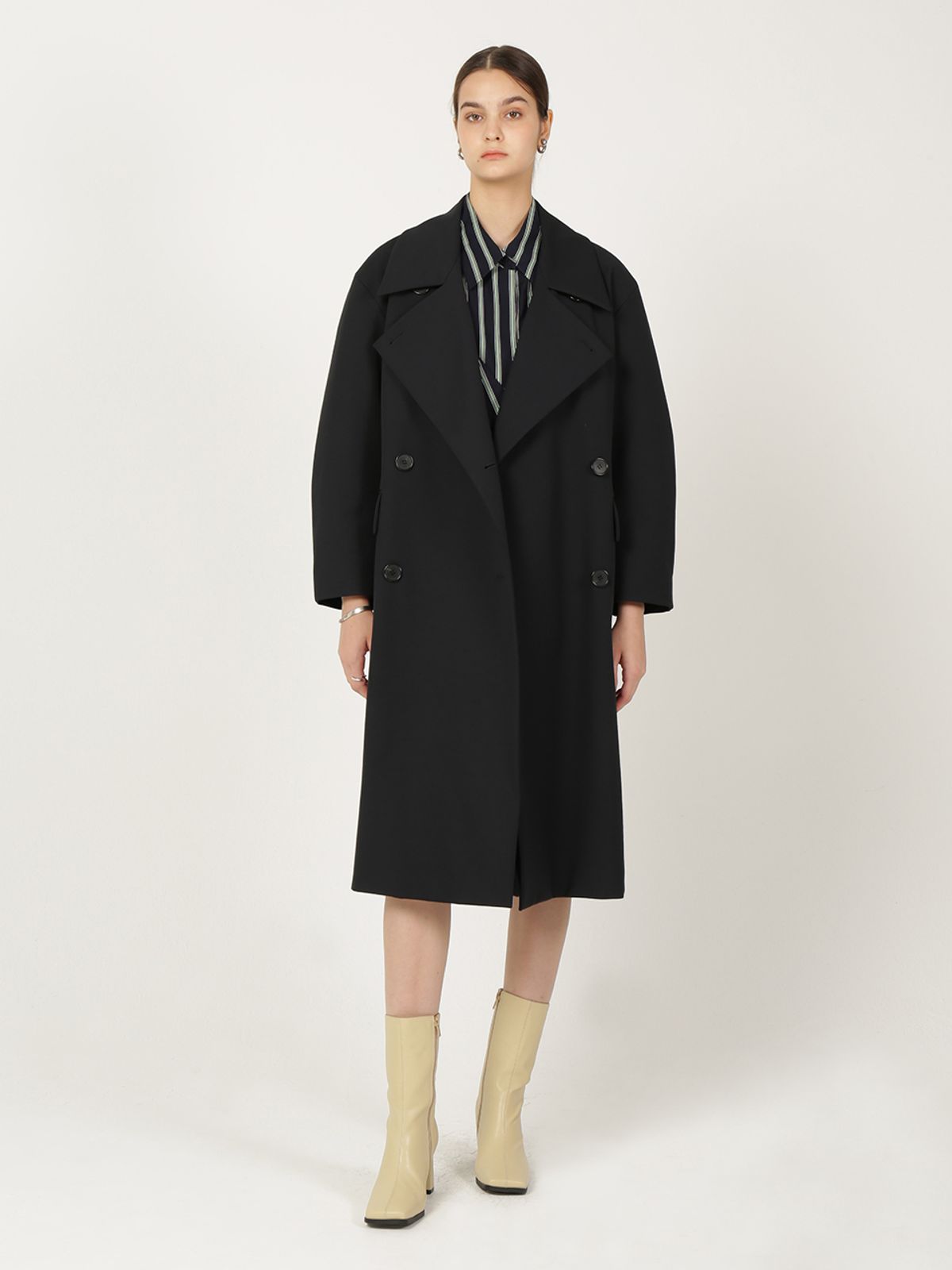 르이엘(LE YIEL) Oversized Trench Coat  오버사이즈 트렌치코트
