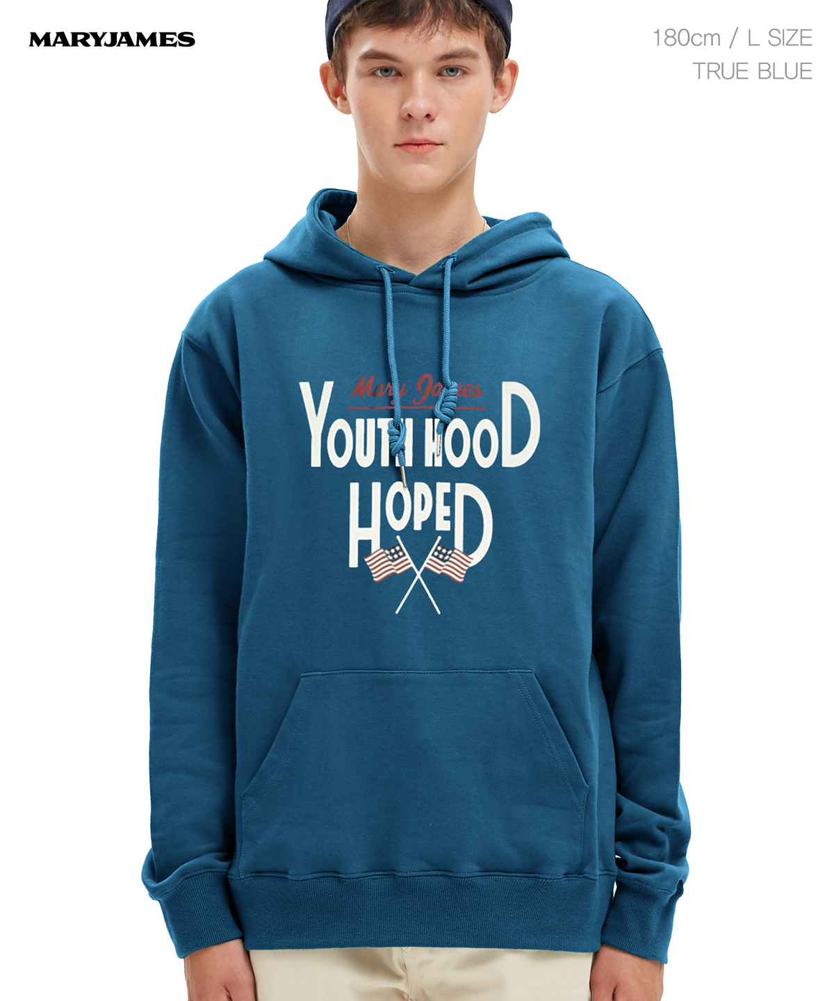 메리제임스(MARYJAMES) [기모/남녀공용] FLATERING HOODIE (5 COLOR)
