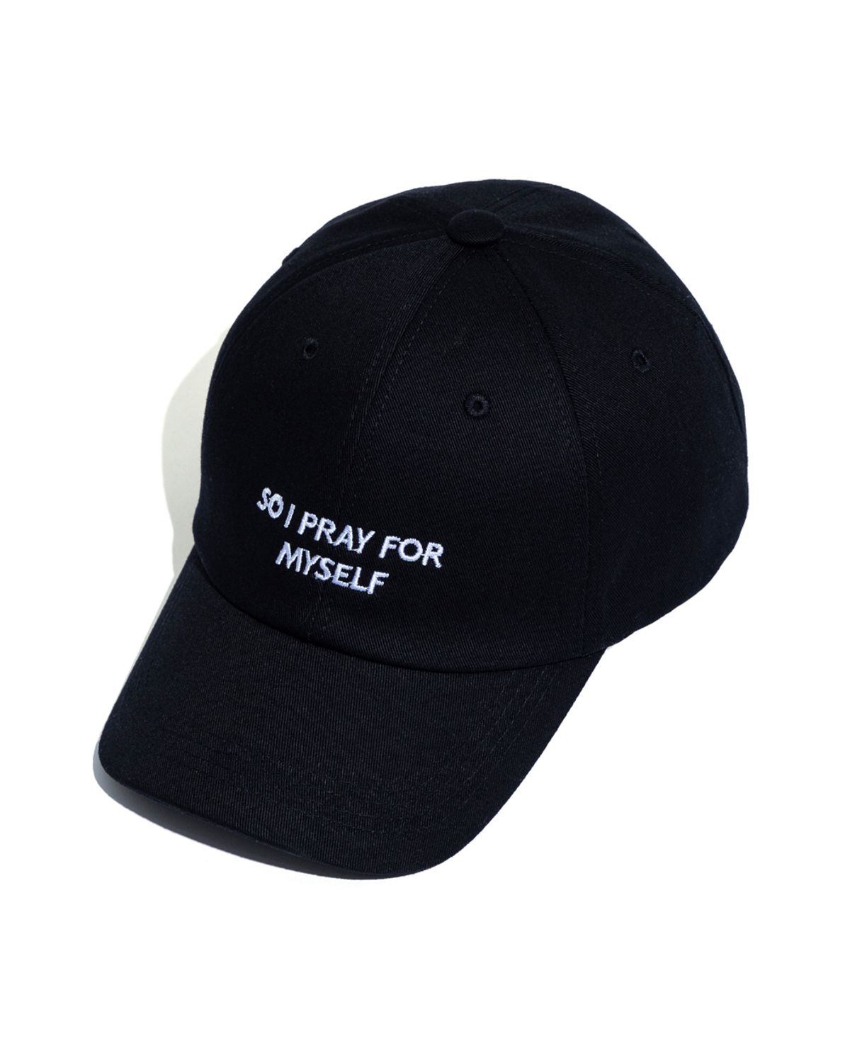 블랙스미(BLEXXME) SO I PRAY FOR MYSELF BALL CAP BLACK