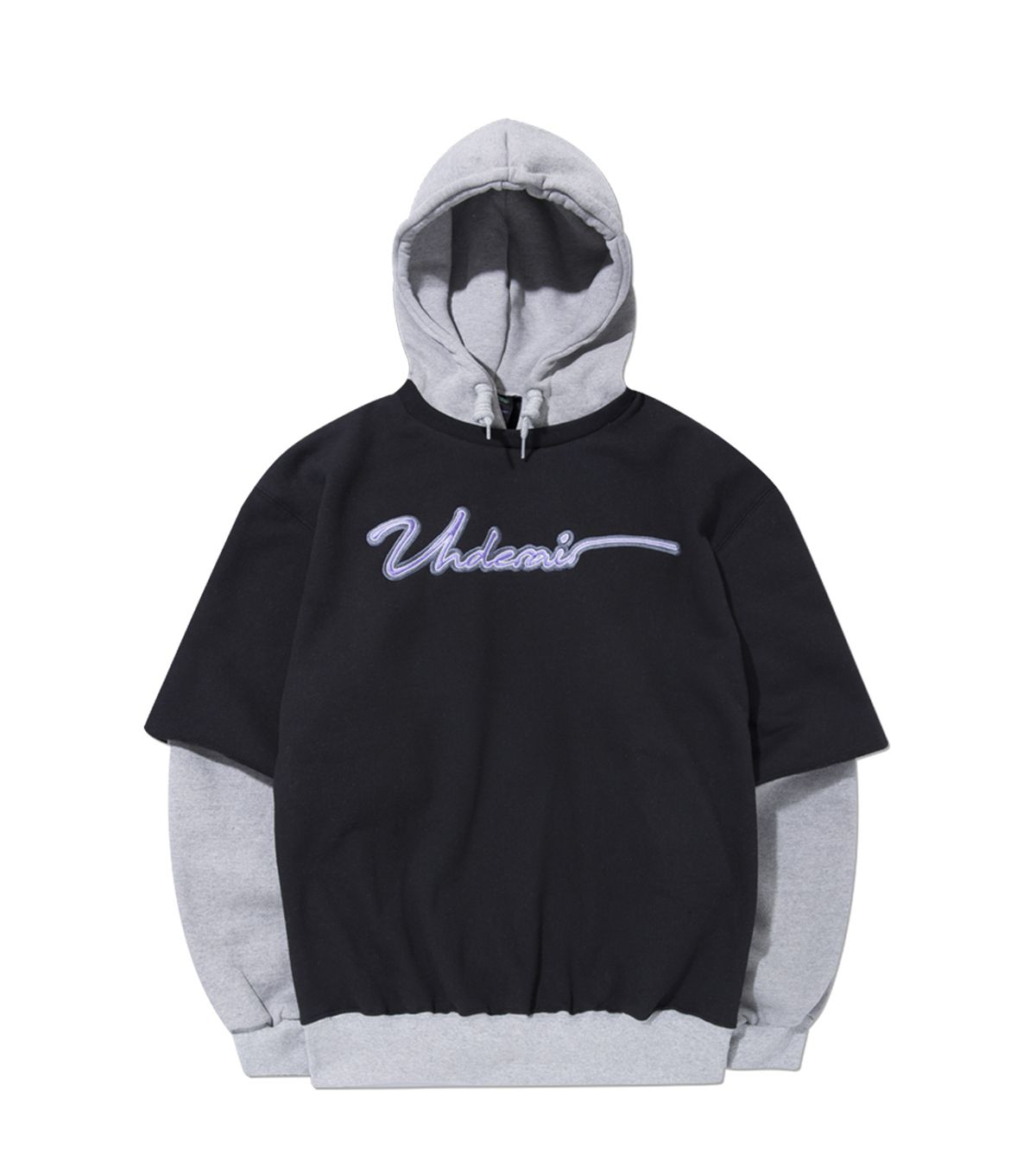 언더에어(UNDERAIR) COZYLINE HOODIE - BLACK