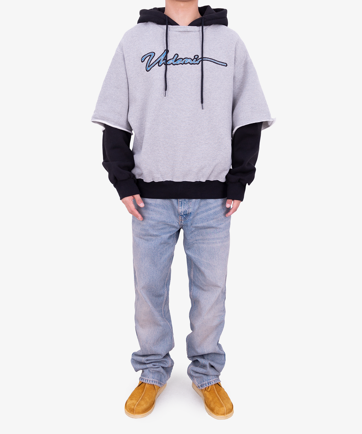 언더에어(UNDERAIR) COZYLINE HOODIE - GRAY
