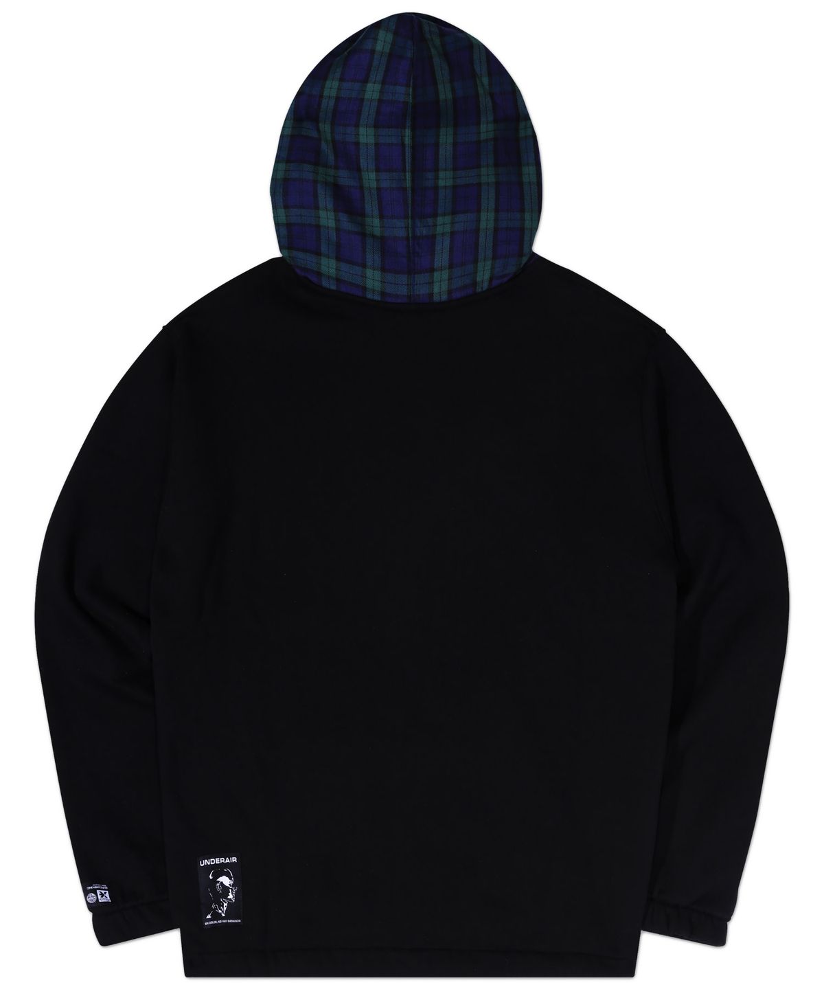 언더에어(UNDERAIR) GN03 HOODIE - BLACK