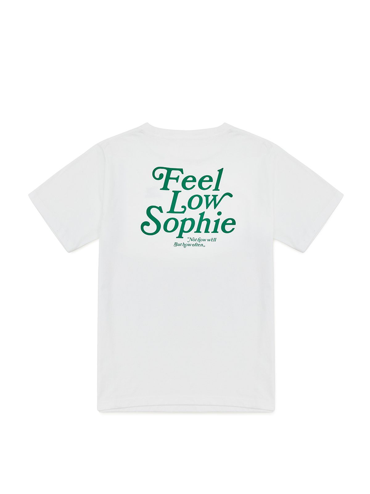 필로소피(FEEL LOW SOPHIE) 로고 티셔츠 화이트