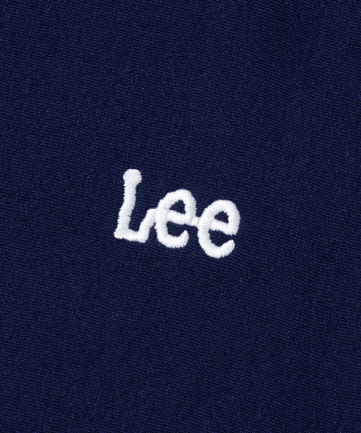 리(LEE) 리버스위브 기모 스몰 트위치 로고 맨투맨 네이비