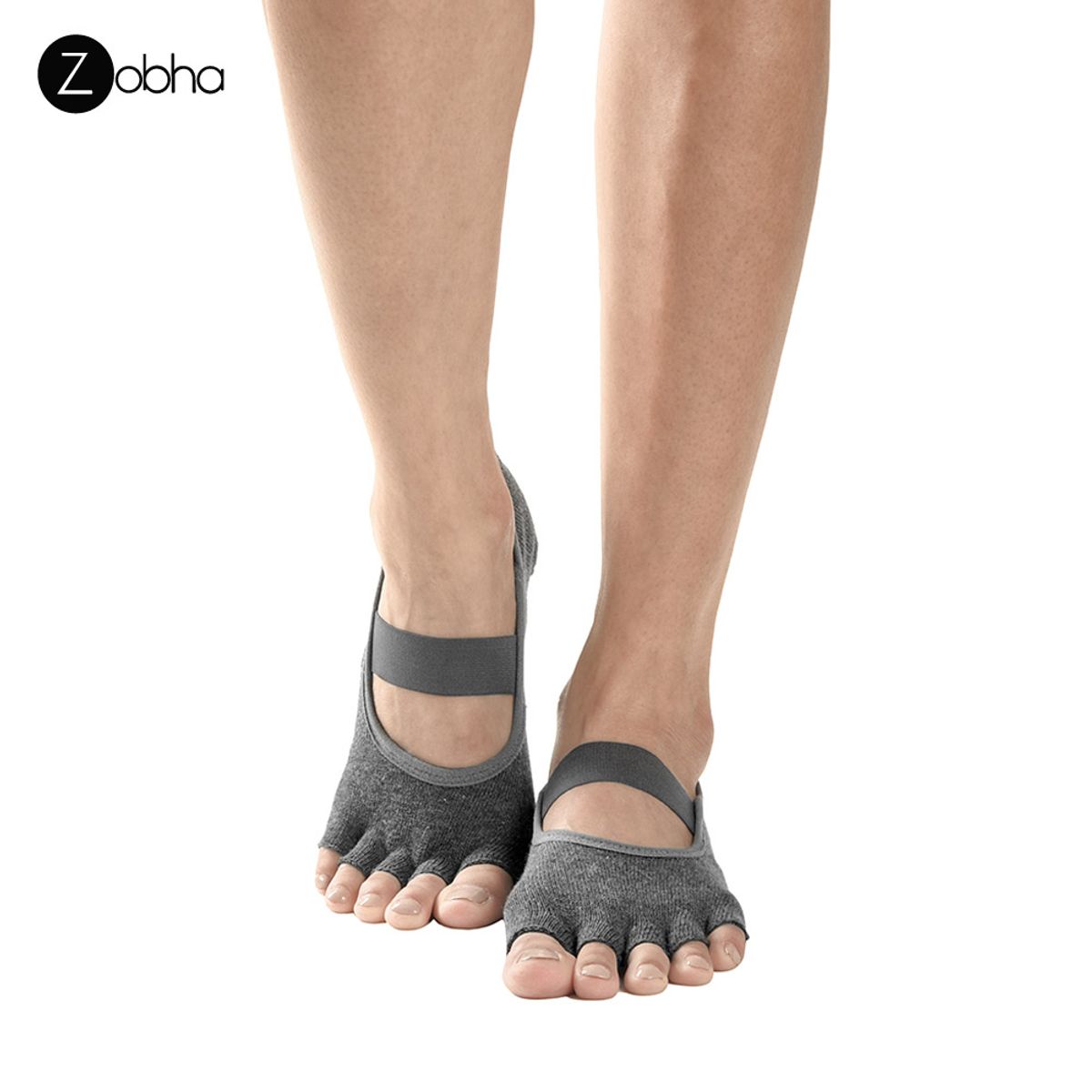 조브하(ZOBHA) (ZBA19005SET) 논슬립 하프토밴드 요가삭스 3종세트