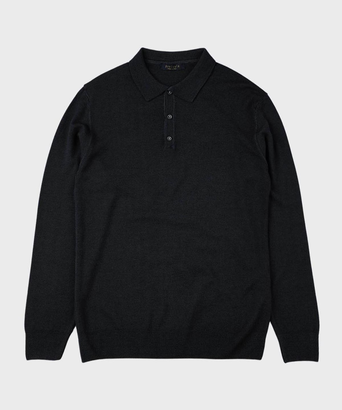 빠니깔레(PANICALE) 울 카라넥 버튼 폴로 니트 4COLOR