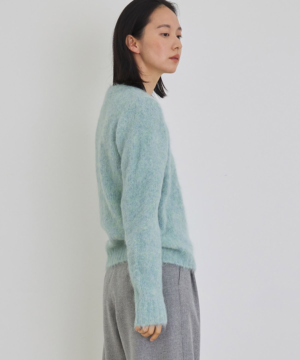 마누엘 에 기욤(MANUELLE ET GUILLAUME) Alpaca bluish knit