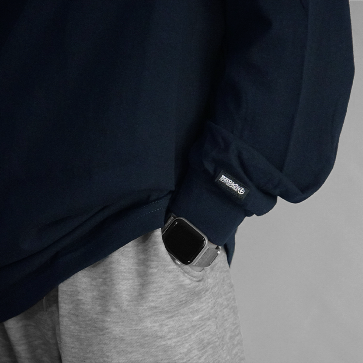 모노파틴(MONOPATIN) jumo heelflip  shirt – navy