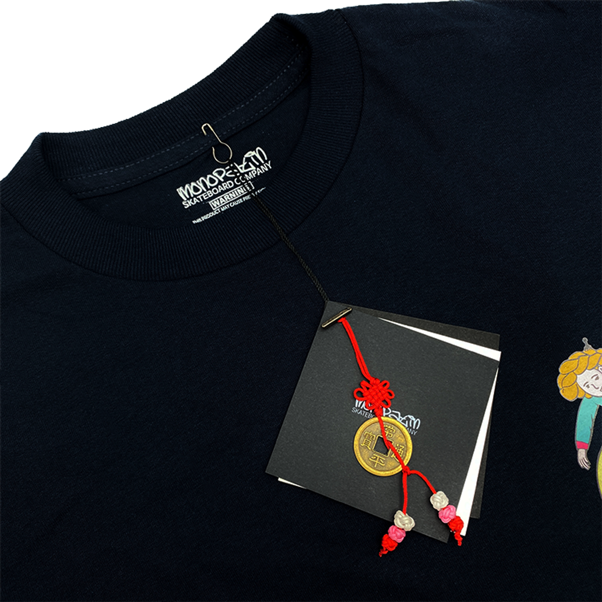 모노파틴(MONOPATIN) jumo heelflip  shirt – navy