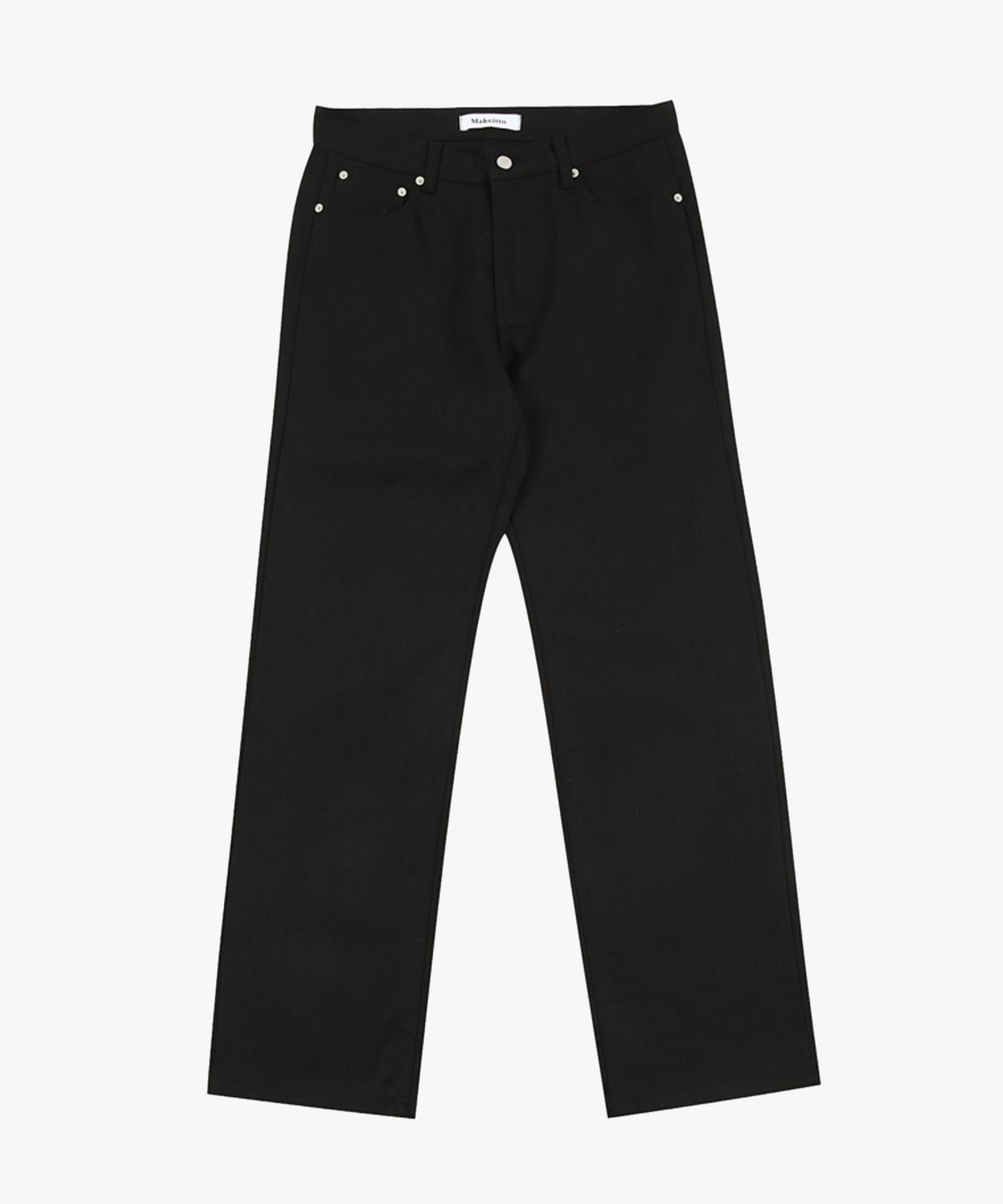 메이킷투(MAKEITTO) 데일리 와이드 진 (BLACK)