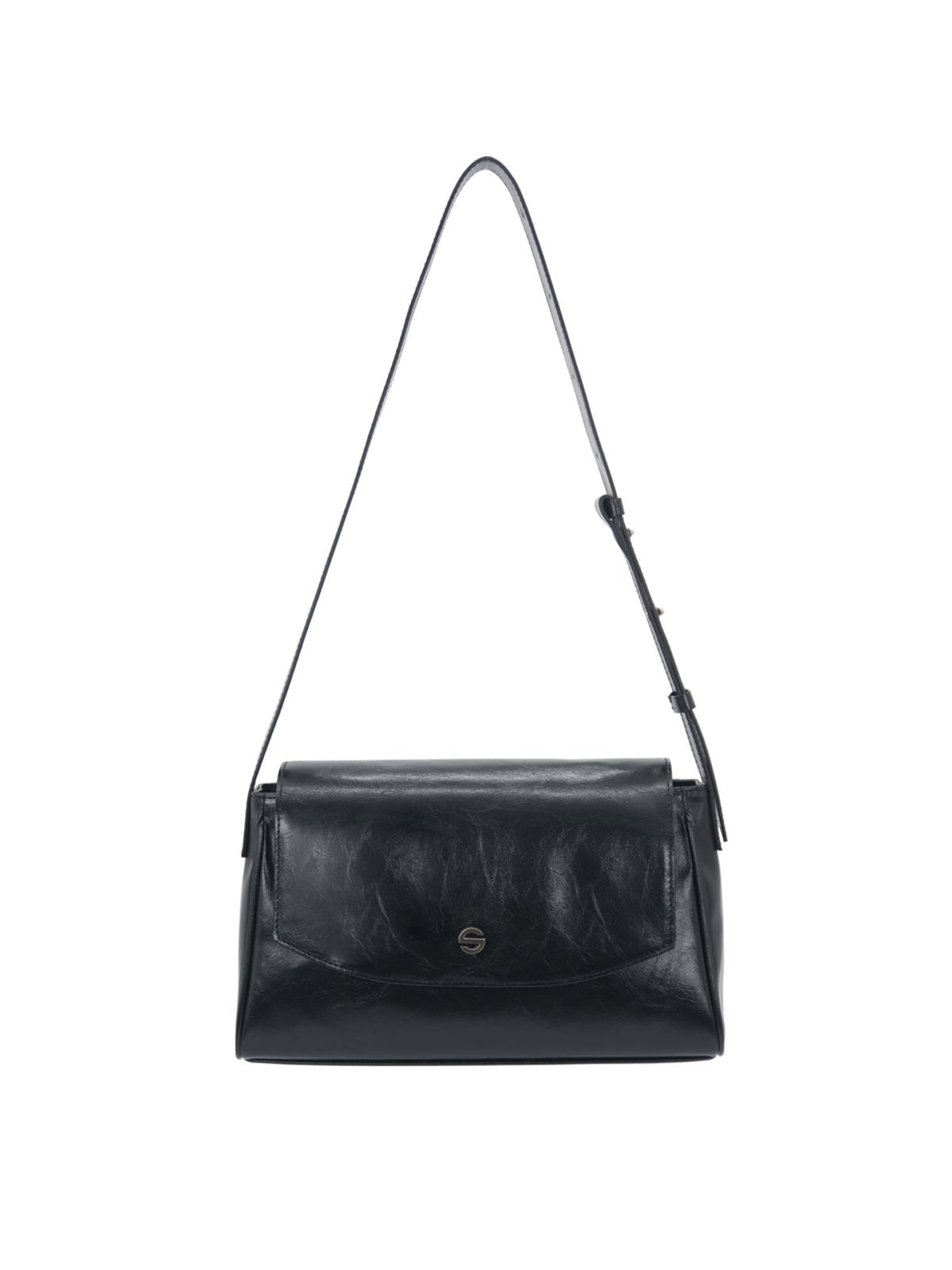 세미코드(SEMICODE) capture bag mini - crinkle black