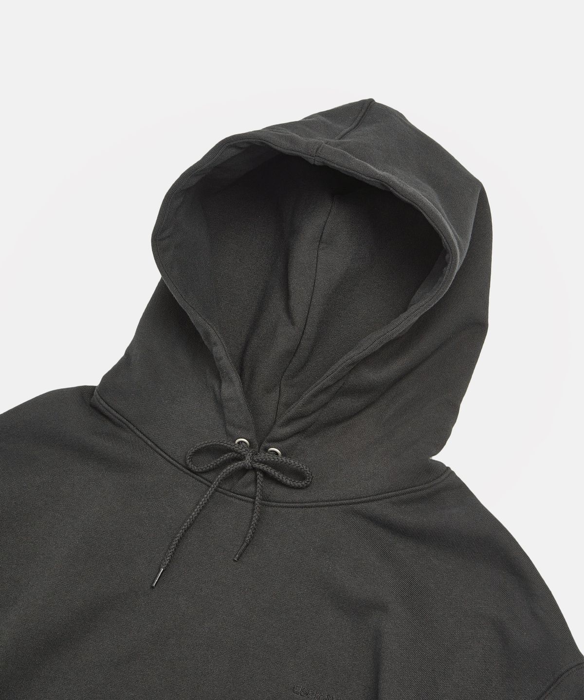 에스피오나지(ESPIONAGE) Standard Logo Heavyweight Hoodie Vintage Black