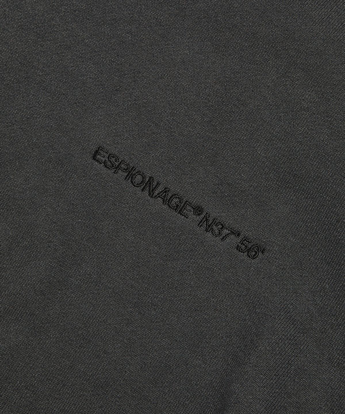에스피오나지(ESPIONAGE) Standard Logo Heavyweight Hoodie Vintage Black