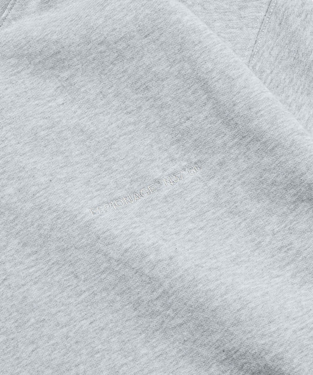 에스피오나지(ESPIONAGE) Standard Logo Heavyweight Hoodie Grey