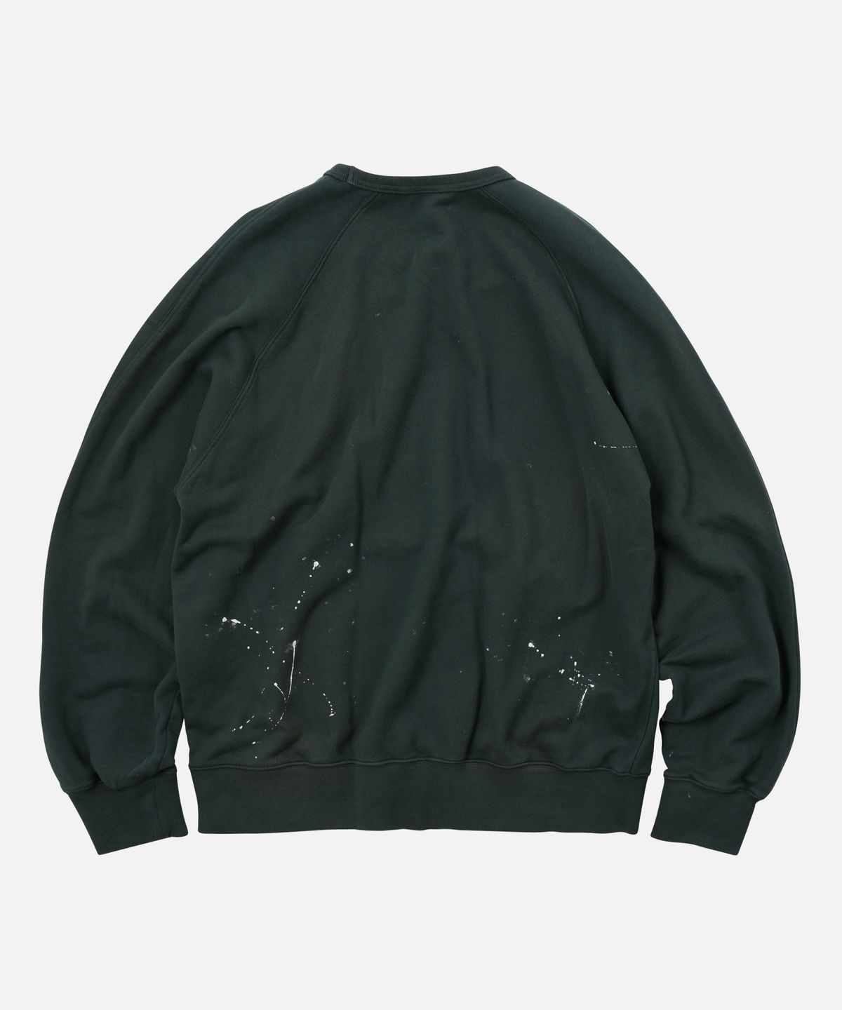 프리즘웍스(FRIZMWORKS) SPLASH PAINTING SWEATSHIRT _ DARK GREEN