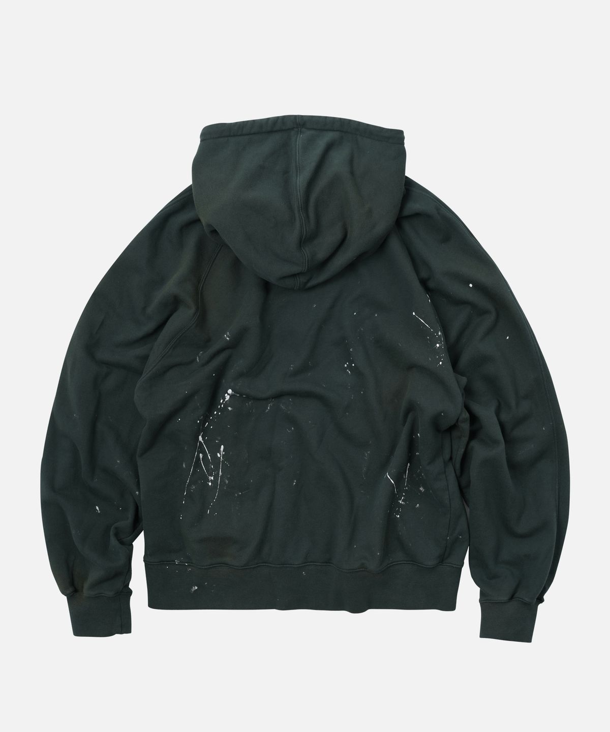 프리즘웍스(FRIZMWORKS) SPLASH PAINTING HOODY _ DARK GREEN