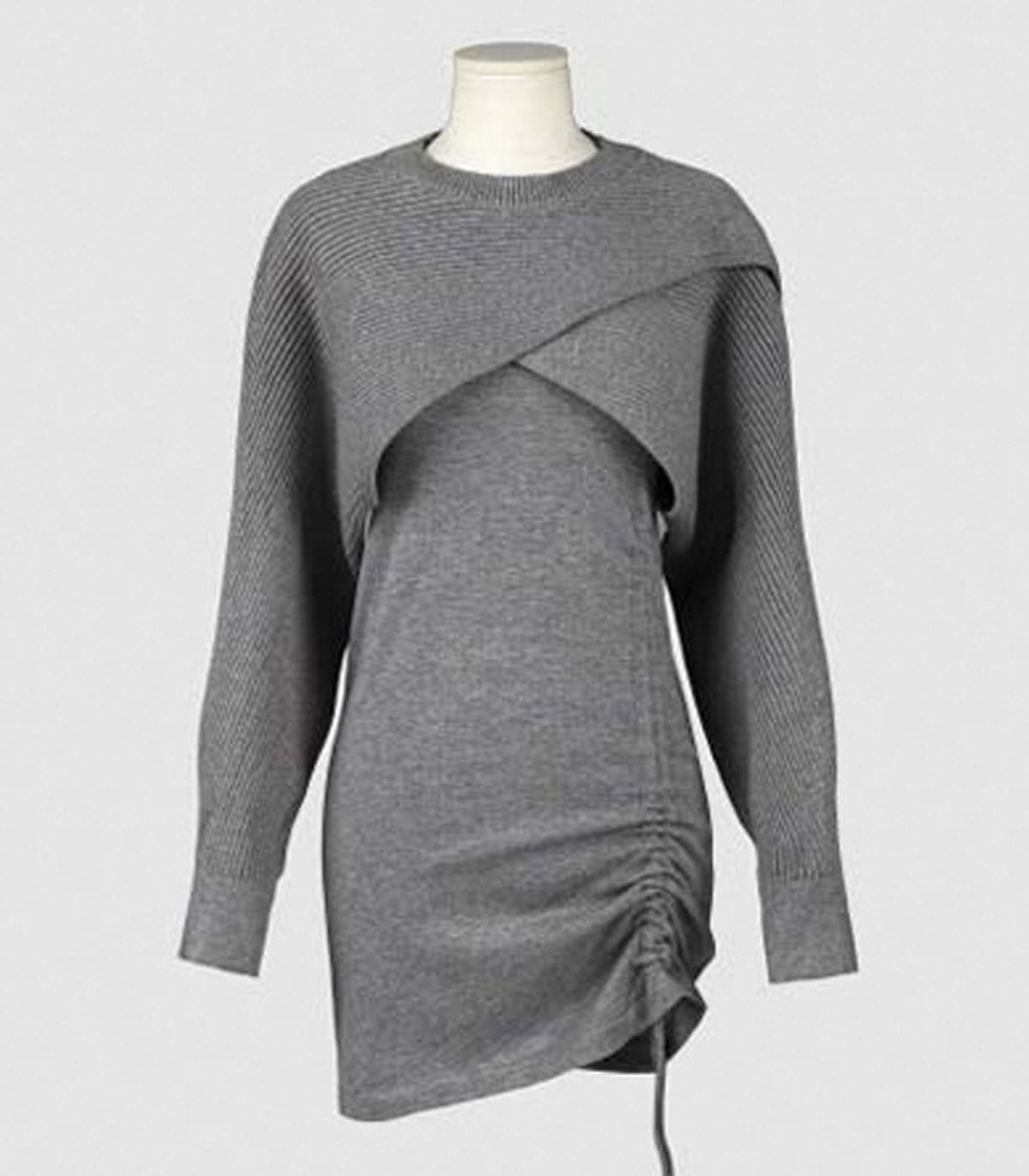 어반드레스(AVANDRESS) CROSS BOLERO KNIT ONEPIECE SET BLACK