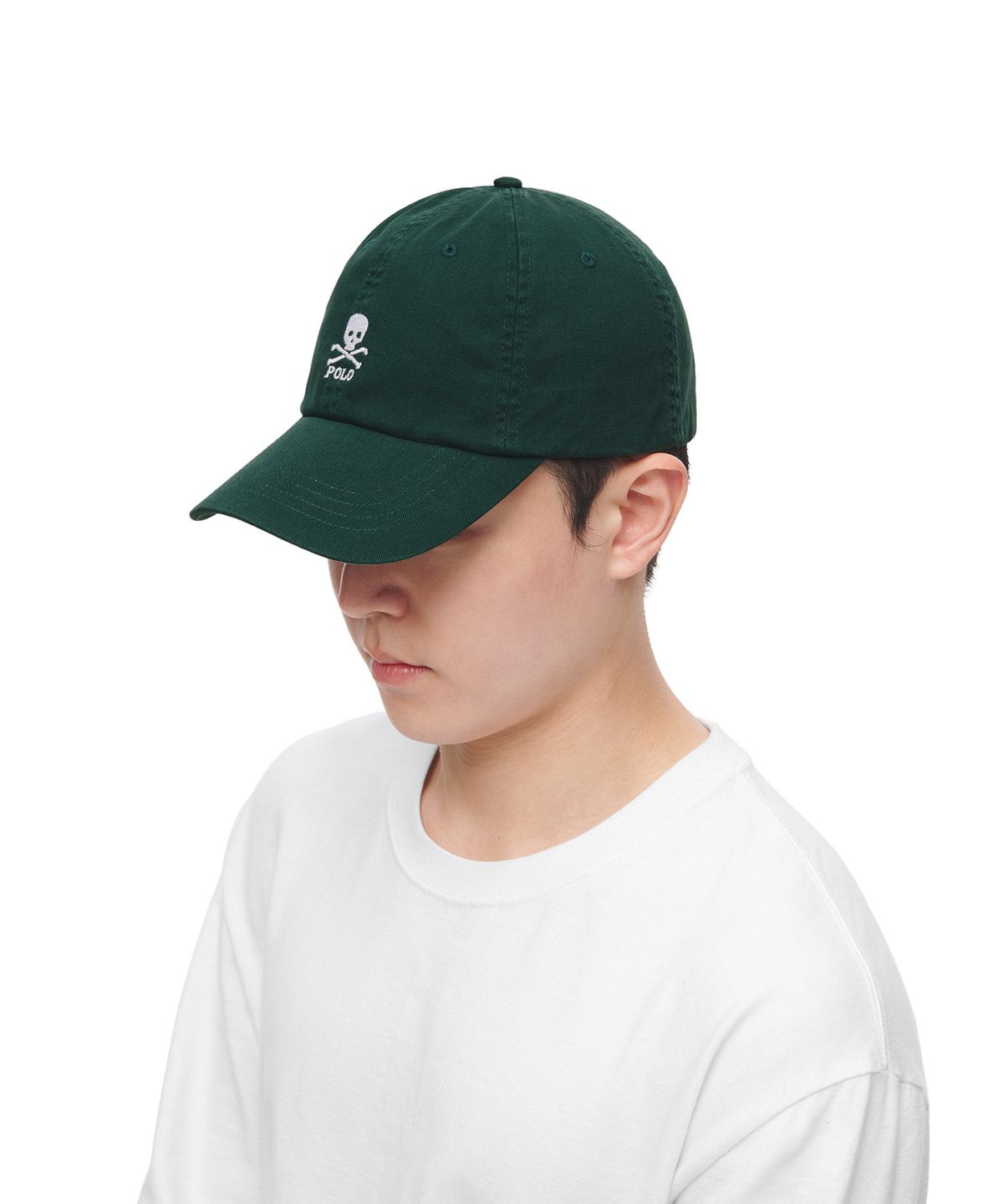 폴로 랄프 로렌(POLO RALPH LAUREN) 스컬 치노 볼캡 - 그린