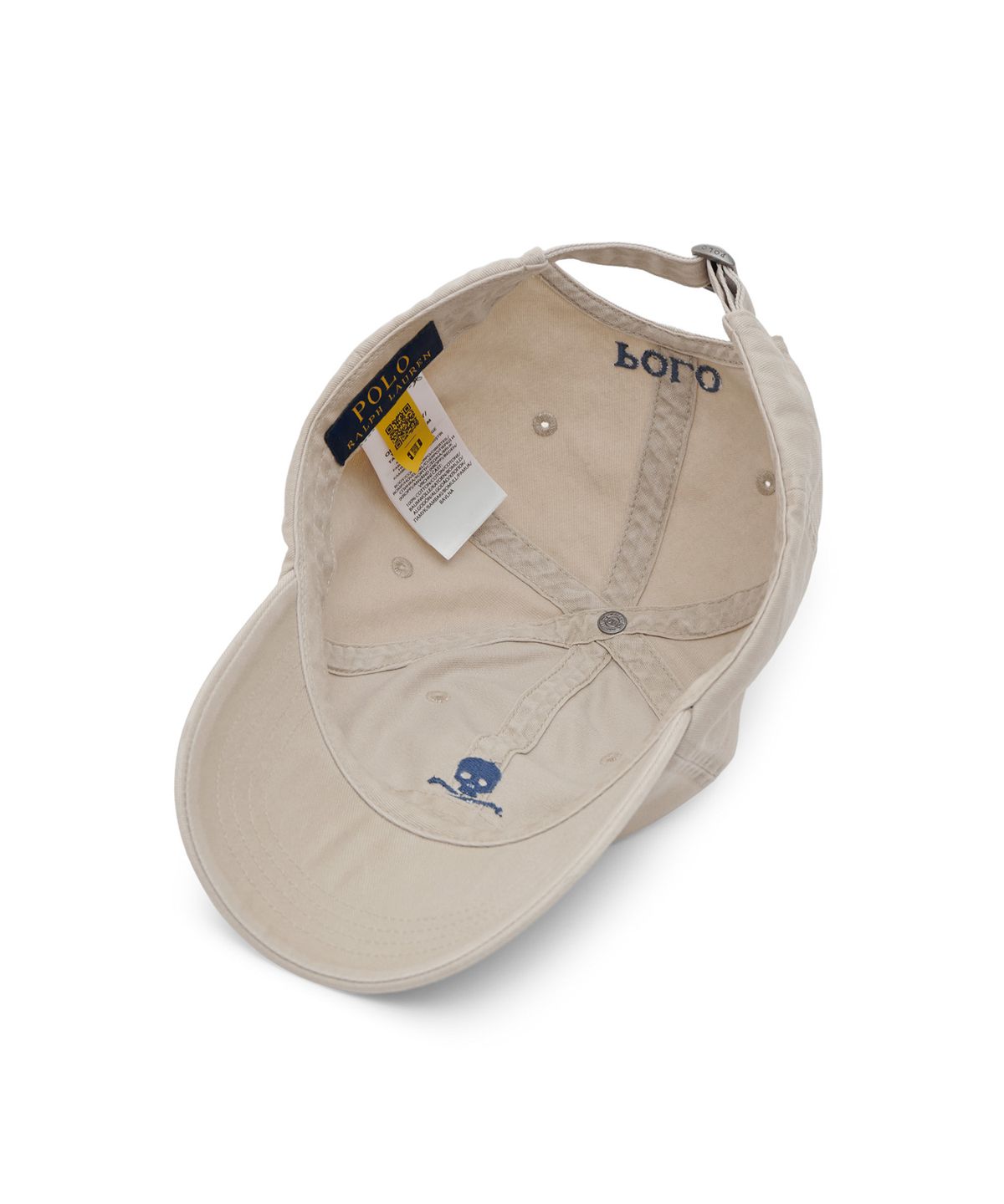 폴로 랄프 로렌(POLO RALPH LAUREN) 스컬 치노 볼캡 - 베이지