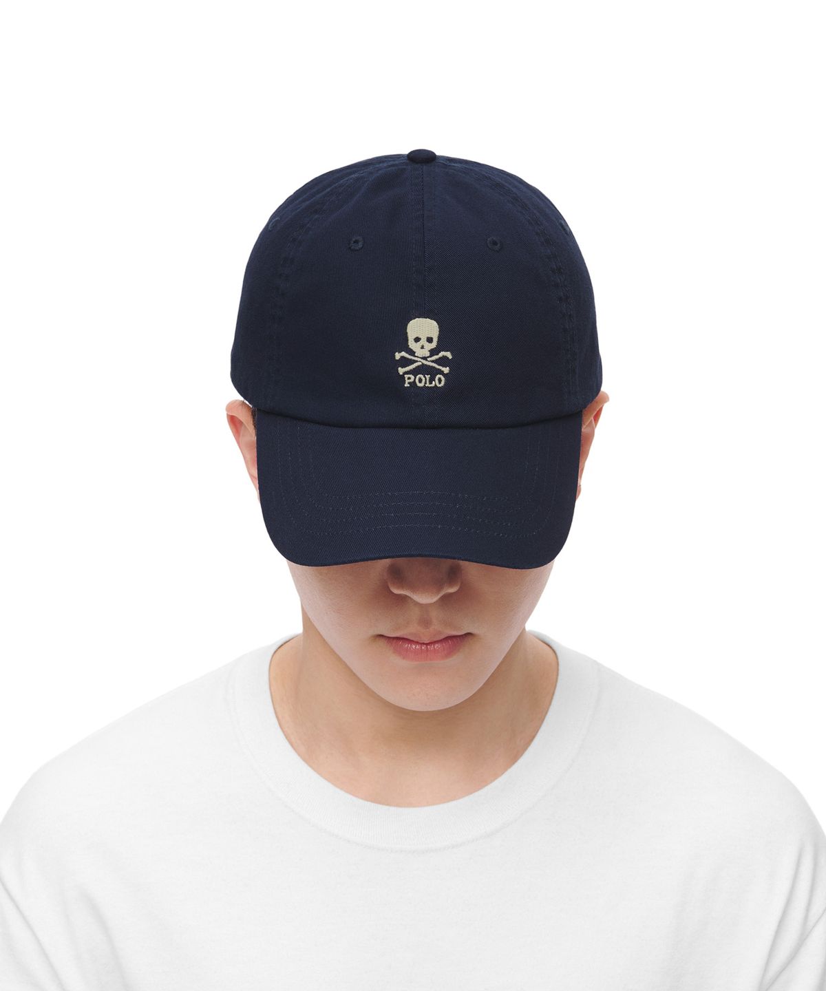 폴로 랄프 로렌(POLO RALPH LAUREN) 스컬 치노 볼캡 - 블루