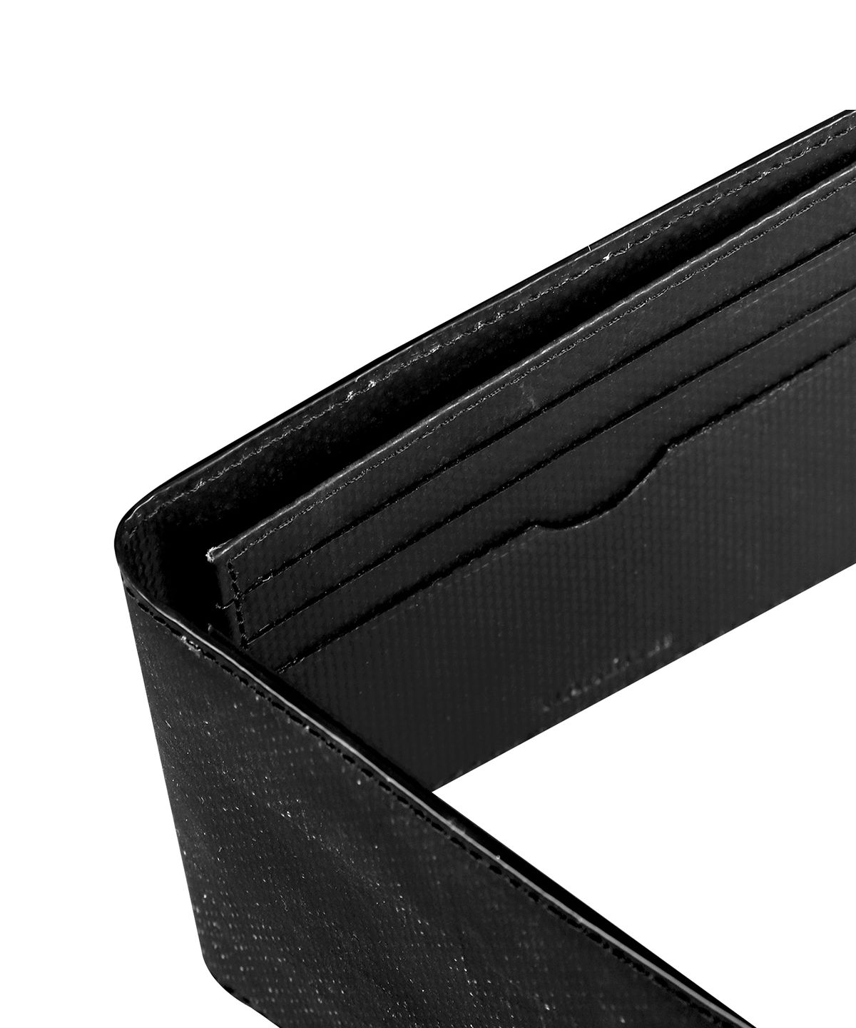 카네이테이(KANEITEI) DIP SLIM WALLET (BLACK) / UPCYCLED