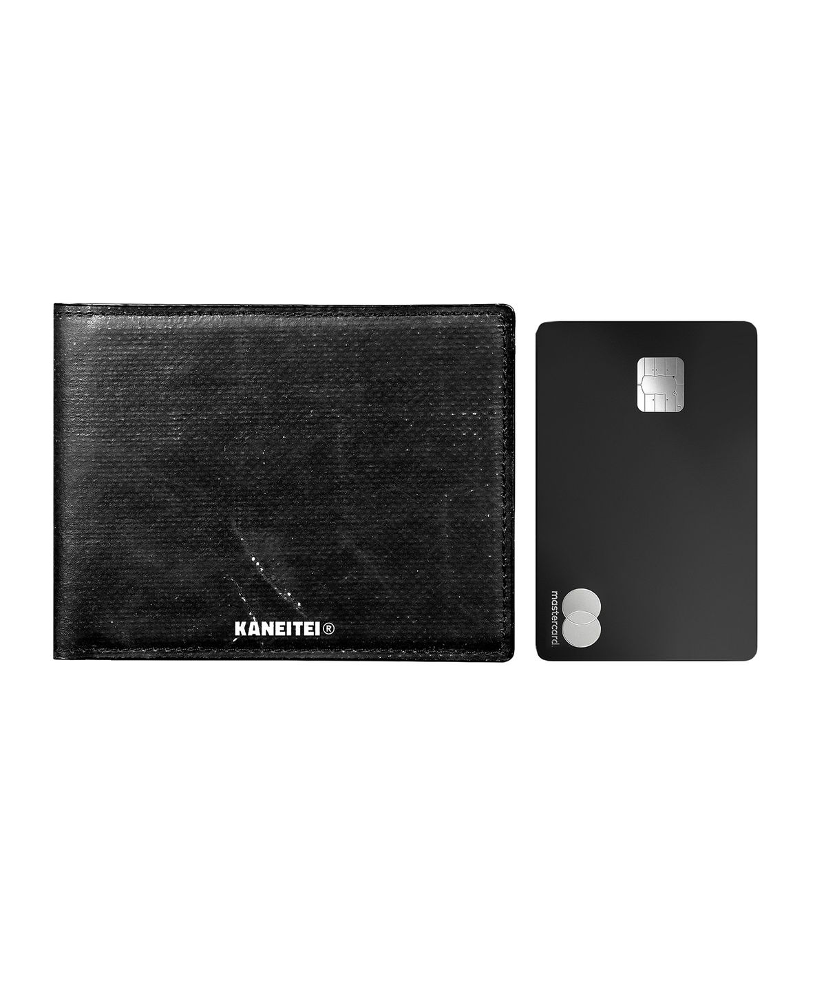 카네이테이(KANEITEI) DIP SLIM WALLET (BLACK) / UPCYCLED