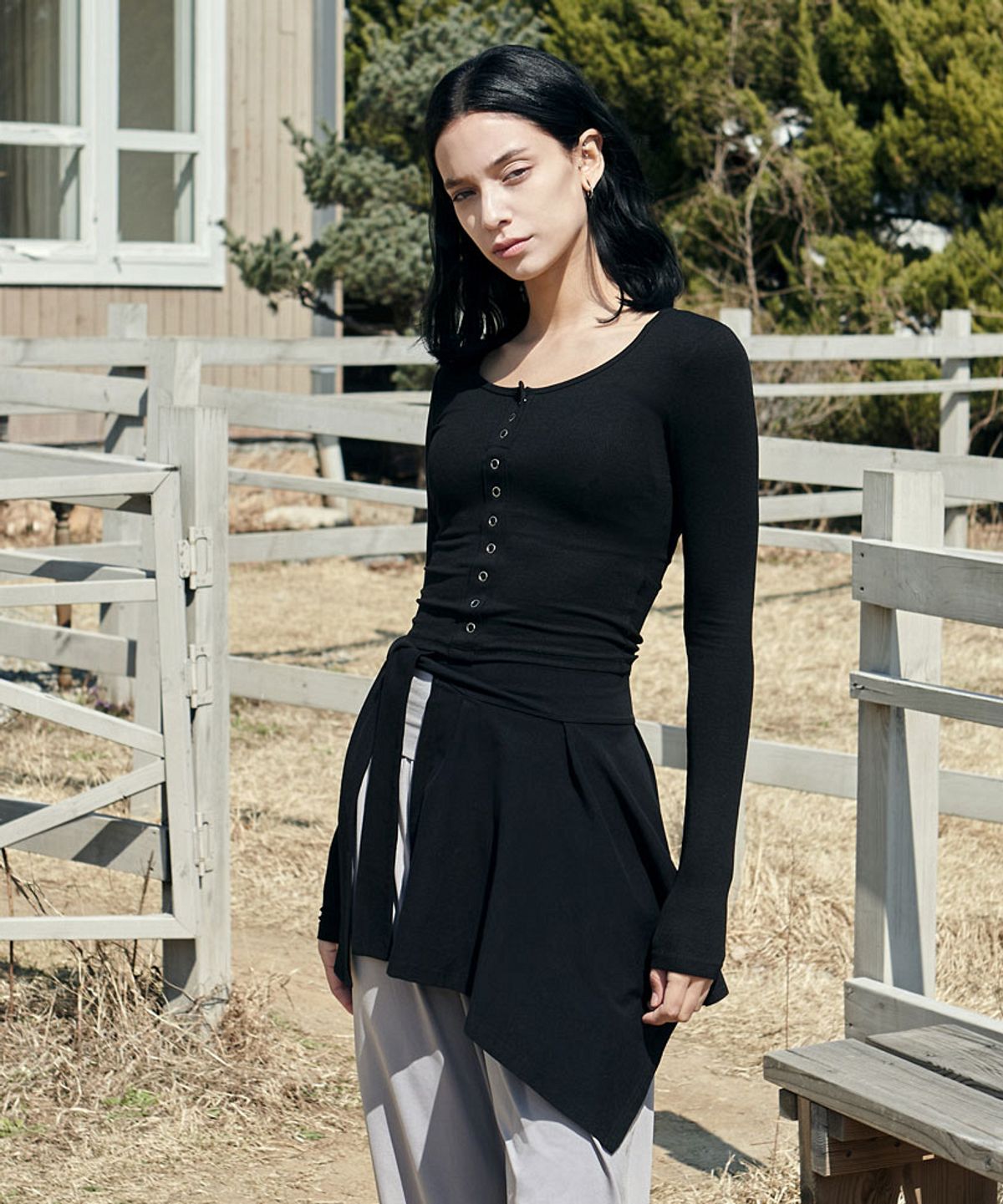 데비웨어(DEVIWEAR) 페페 플레어 힙커버 DEVI-B0048-블랙