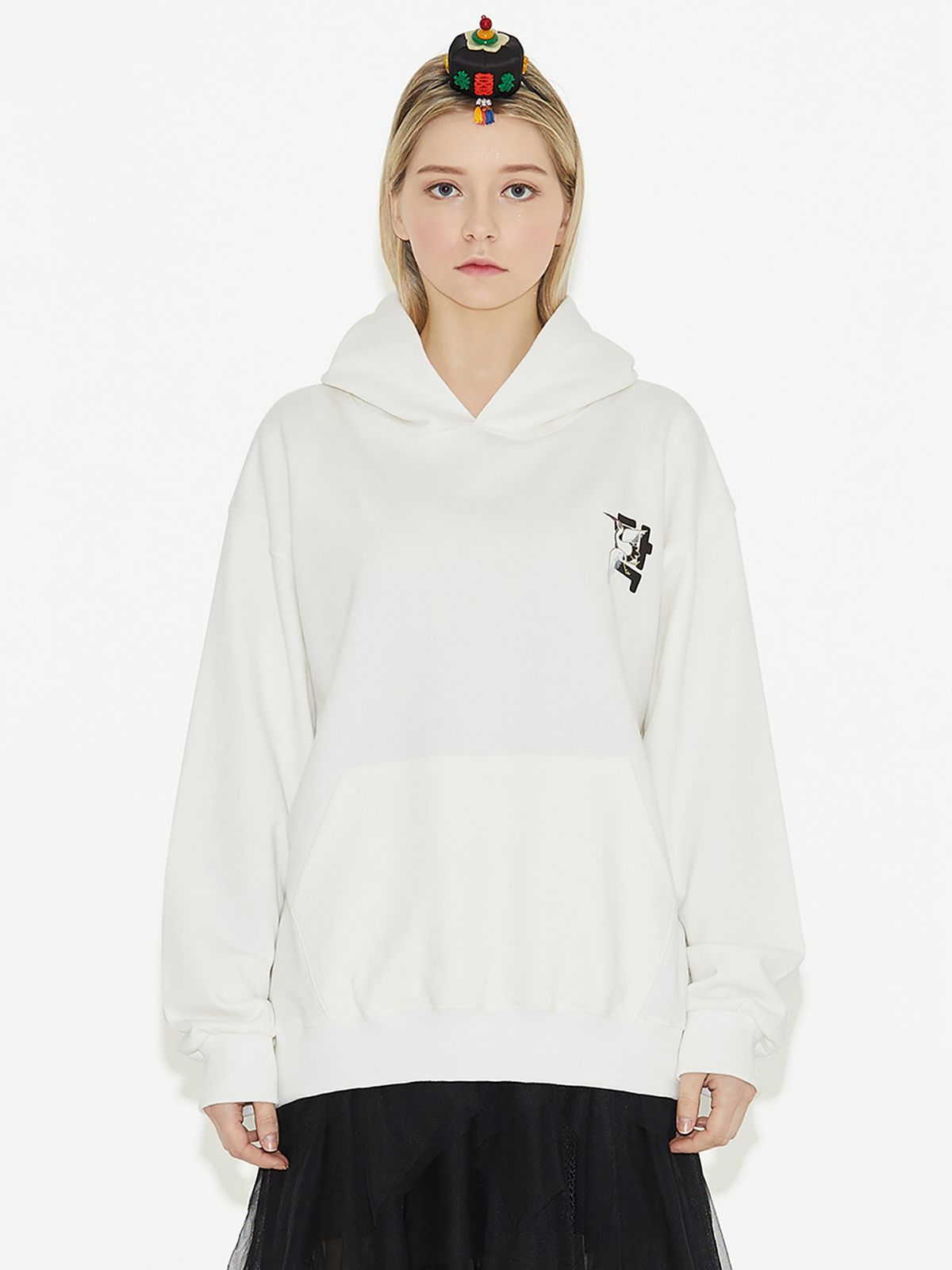 티니타이거(TEENYTIGER) Crane Hoodie (white)