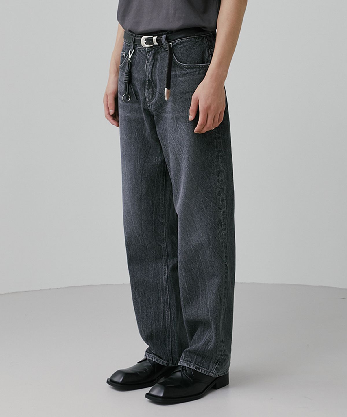 브랜디드(BRANDED) 1881 DARK MANTIS JEANS [WIDE STRAIGHT]