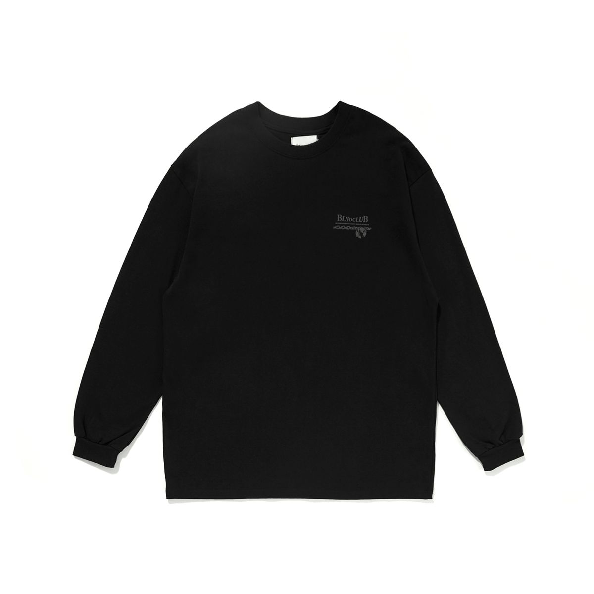 블렌드클럽(BLNDCLUB) Knockout Band L/S Tee Black