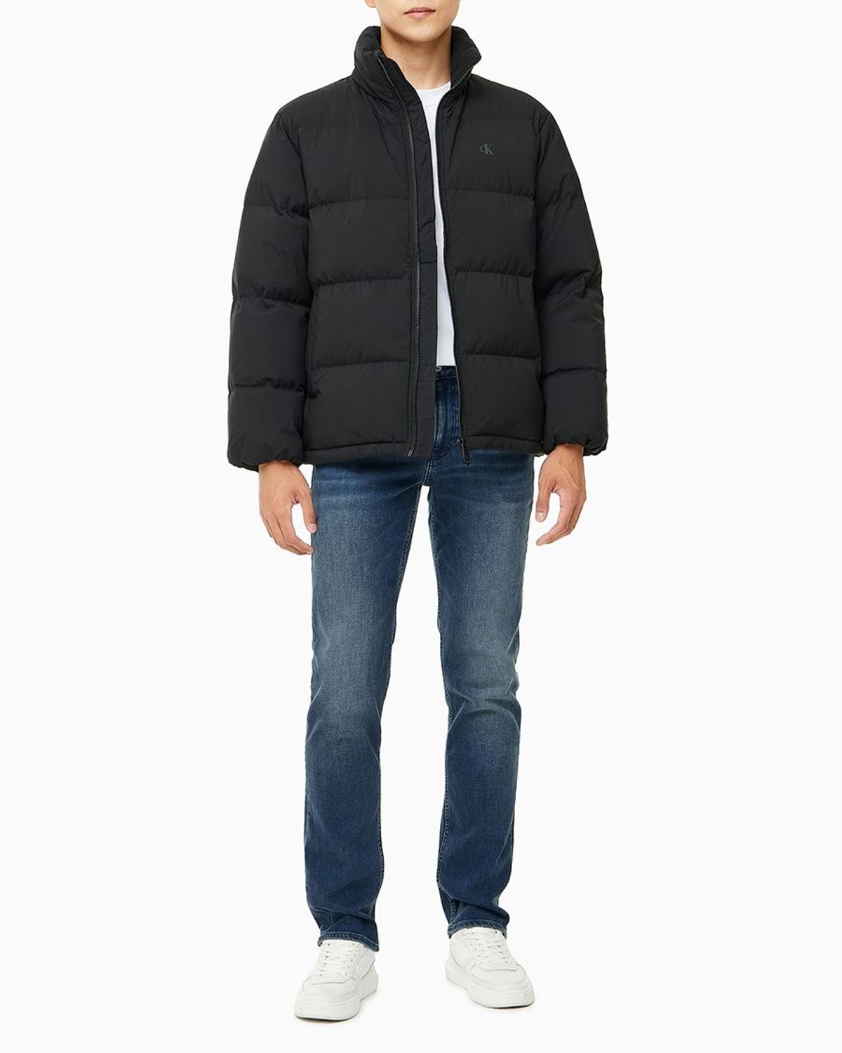 캘빈클라인 진(CALVIN KLEIN JEANS) 남성 베이직 에센셜  푸퍼 자켓  J326958 BEH