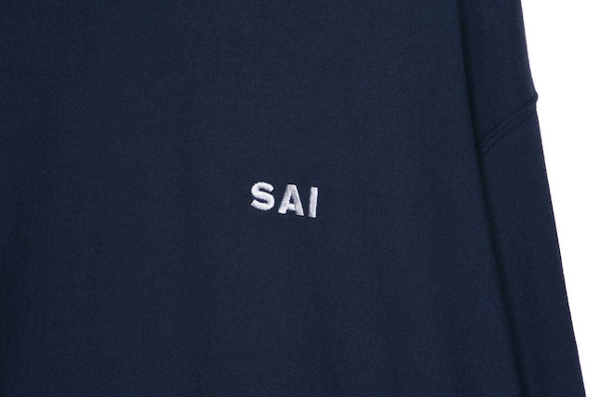 사이(SAI) 002 오버사이즈 긴팔 티셔츠 디지털프린트 꽃