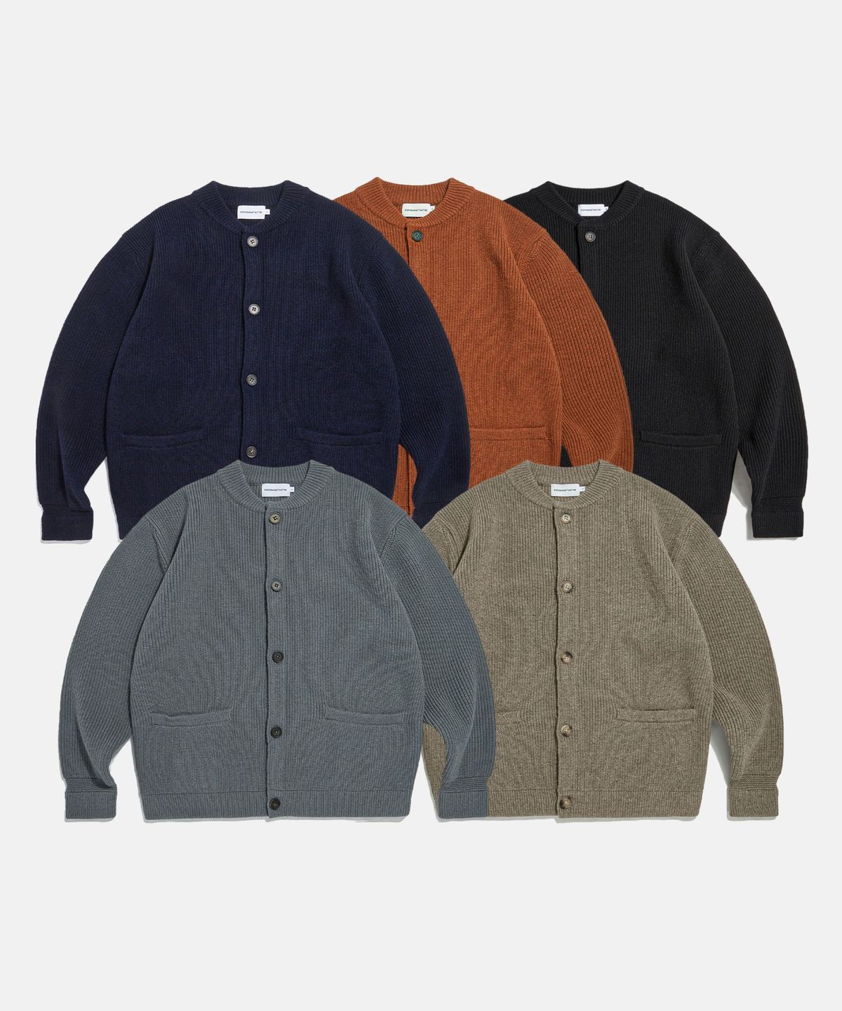 에스피오나지(ESPIONAGE) Miller Heavyweight Cardigan Navy