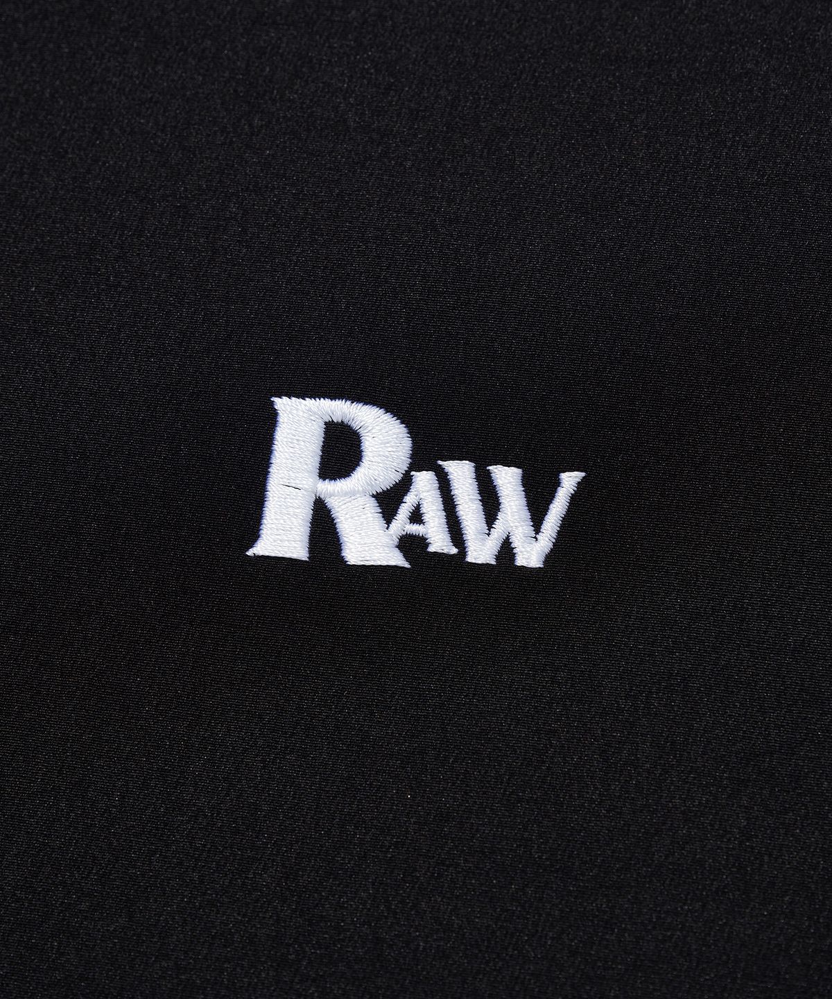 로우랩(RAW LAB) 나일론 RW 로고 폴로 (블랙)