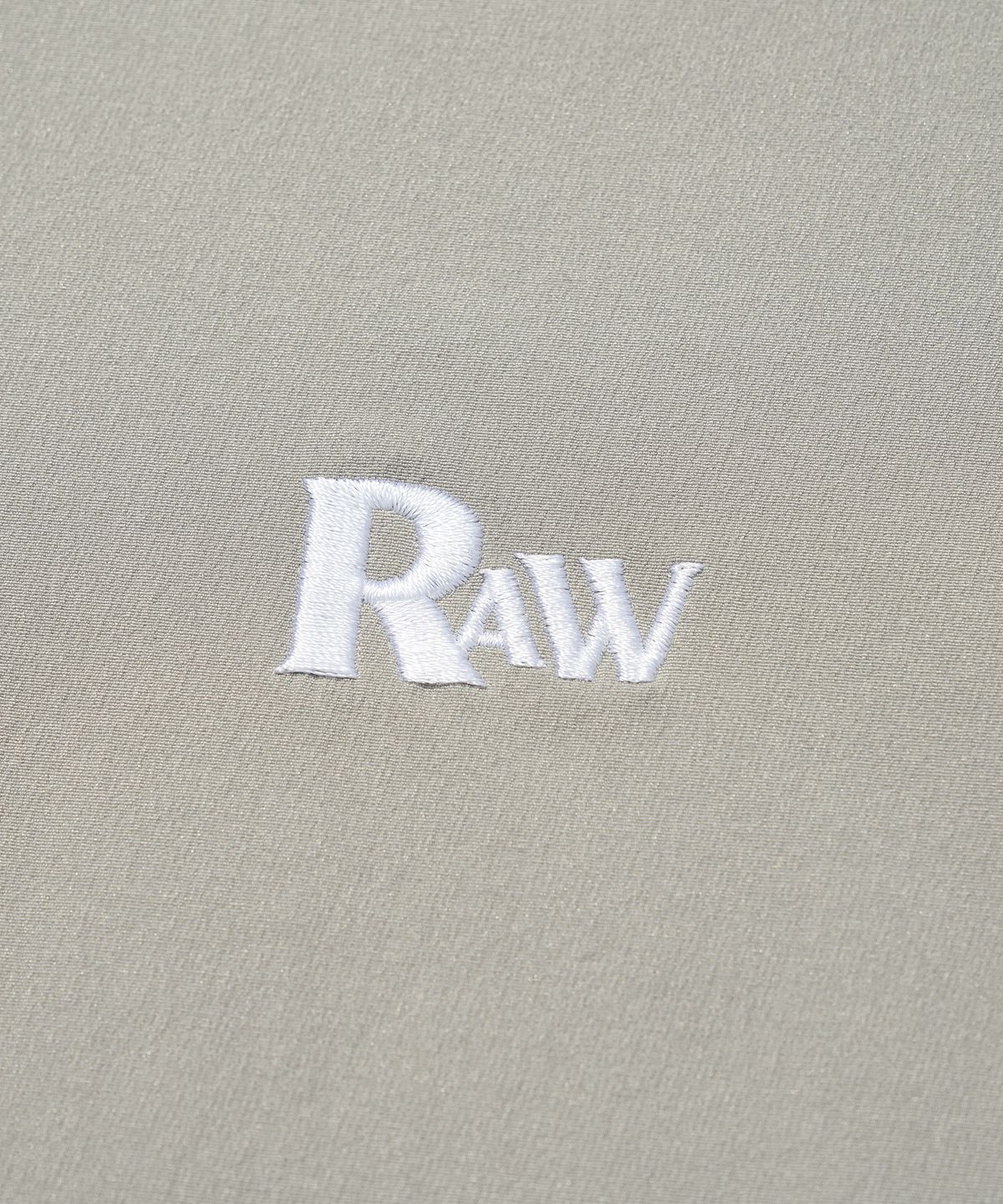 로우랩(RAW LAB) 나일론 RW 로고 폴로 (그레이)
