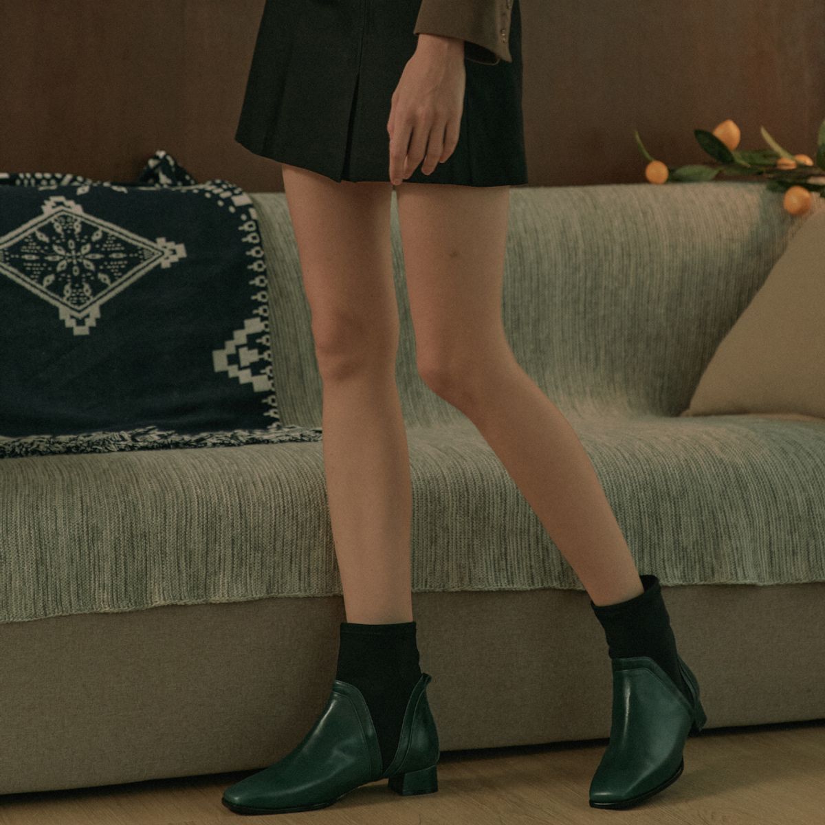 케리제이드(KERRIJADE) Selena Boots_Green