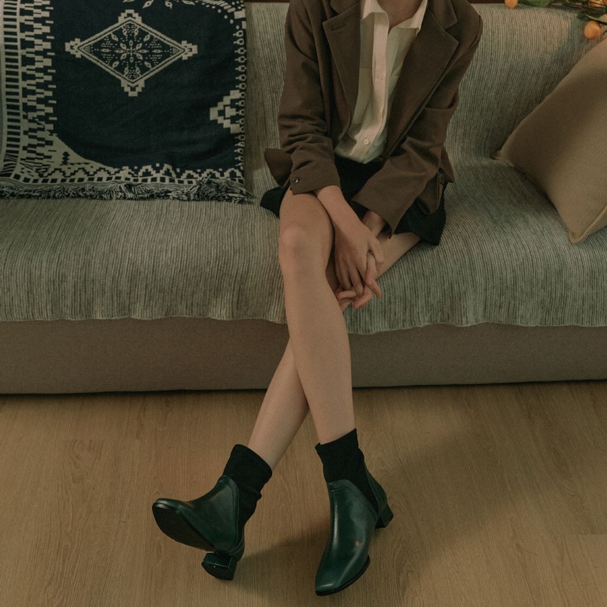 케리제이드(KERRIJADE) Selena Boots_Green