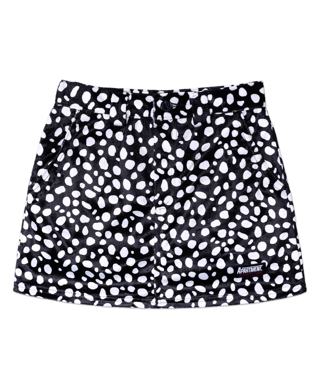아파트먼트(APARTMENT) (W) DALMATIAN 101 SKIRT - BLACK