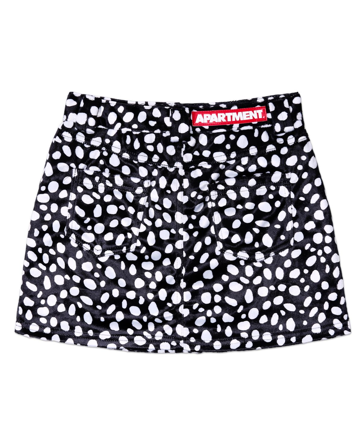 아파트먼트(APARTMENT) (W) DALMATIAN 101 SKIRT - BLACK