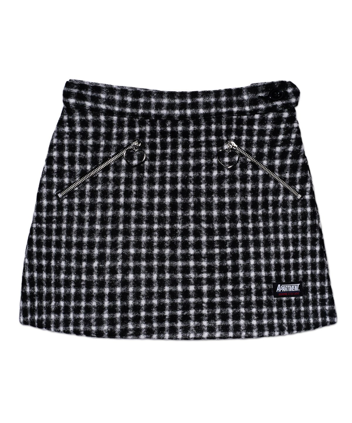 아파트먼트(APARTMENT) (W) DUUAL SKIRT - BLACK