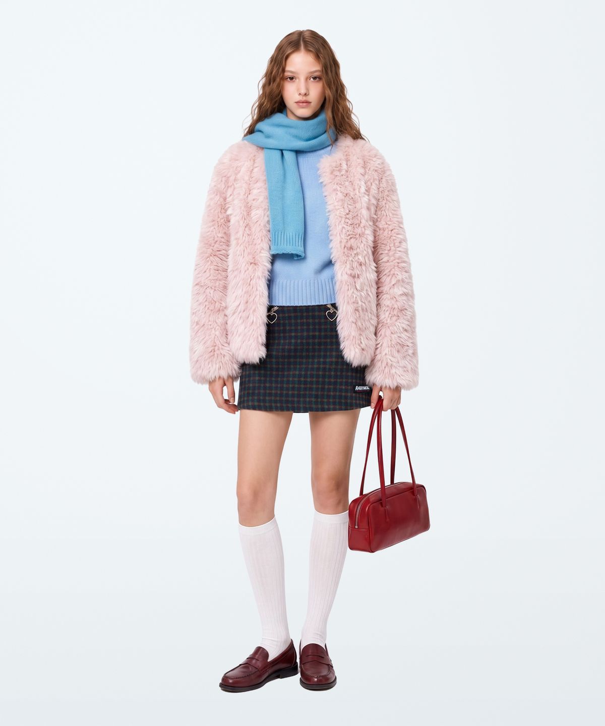 아파트먼트(APARTMENT) (W) DUUAL SKIRT - GREEN