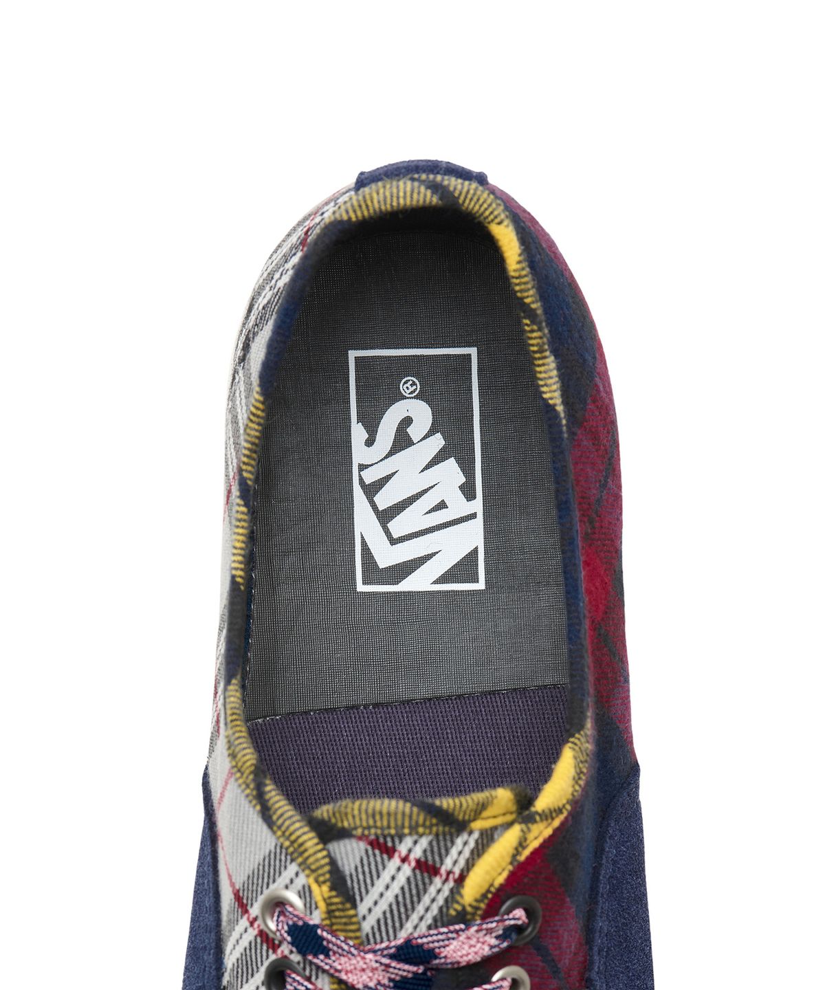 반스(VANS) 어센틱 44 DX - (애너하임 팩토리) 플레이드 믹스:네이비 / VN0A5KX48F01