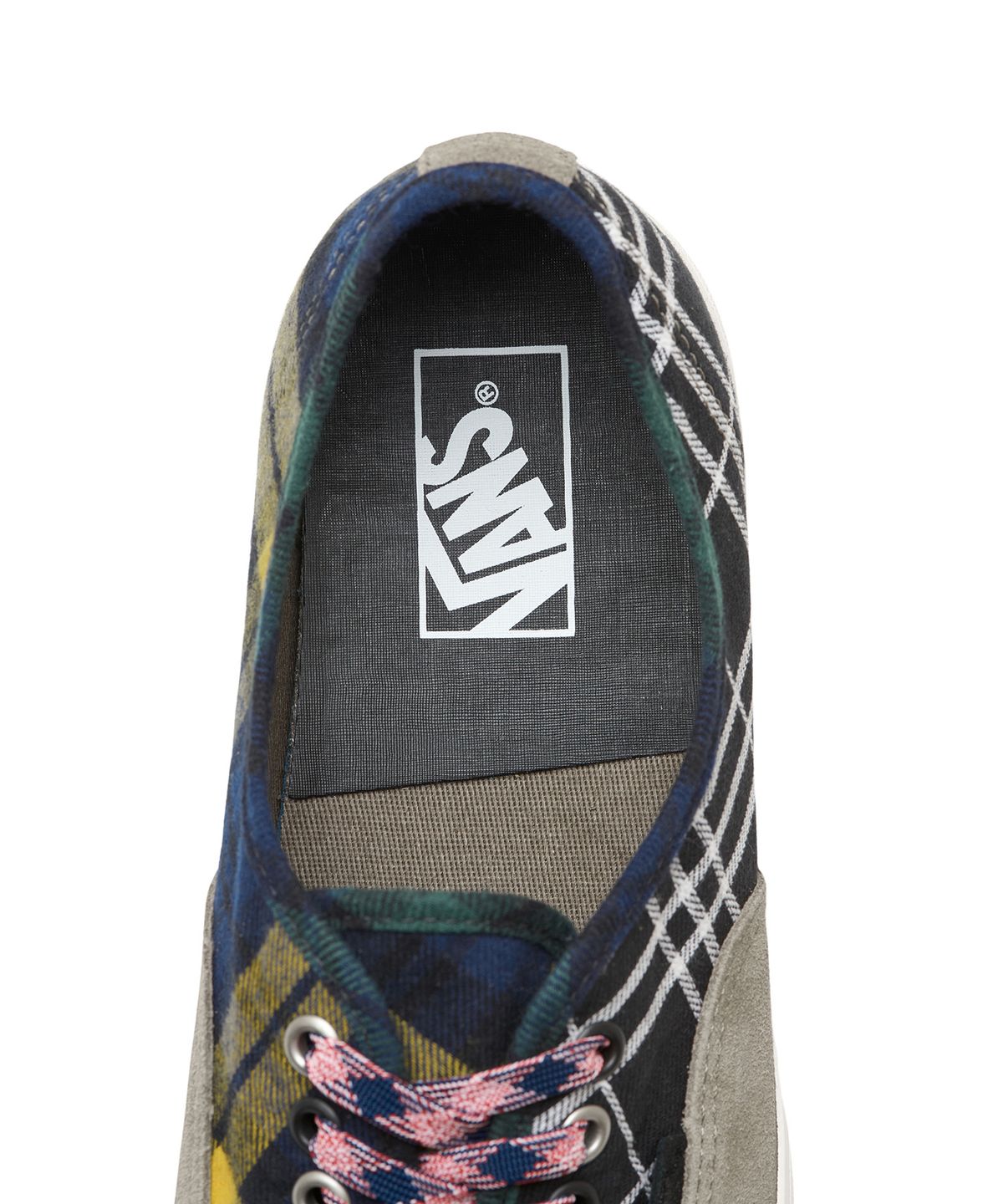반스(VANS) 어센틱 44 DX - (애너하임 팩토리) 플레이드 믹스:올리브/ VN0A5KX48F81