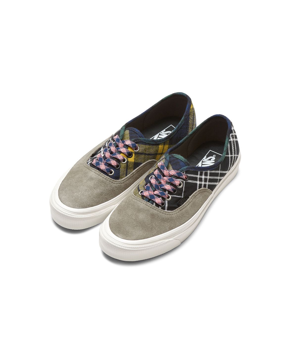 반스(VANS) 어센틱 44 DX - (애너하임 팩토리) 플레이드 믹스:올리브/ VN0A5KX48F81