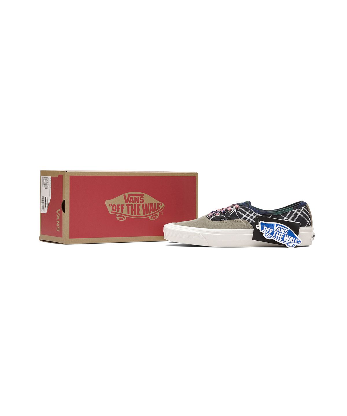반스(VANS) 어센틱 44 DX - (애너하임 팩토리) 플레이드 믹스:올리브/ VN0A5KX48F81
