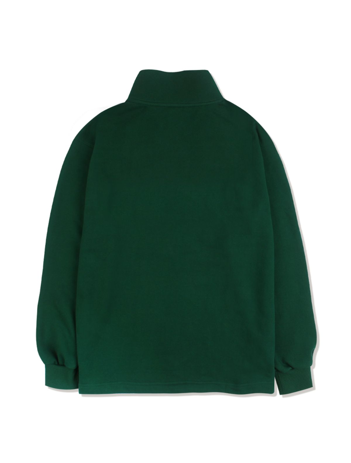 라 메종 스튜디오(LA MAISON STUDIO) UNISEX 루즈핏 로고자수 반집업 그린(FCB3TS324M)