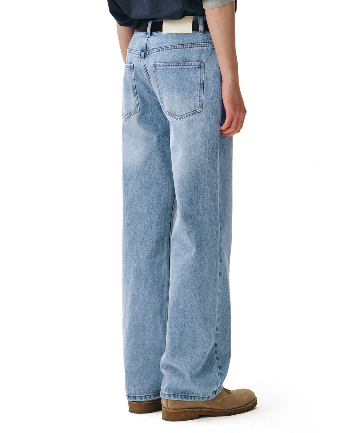 데케트(DECET) Dawn Semi Wide Jeans DCPT002LightBlue