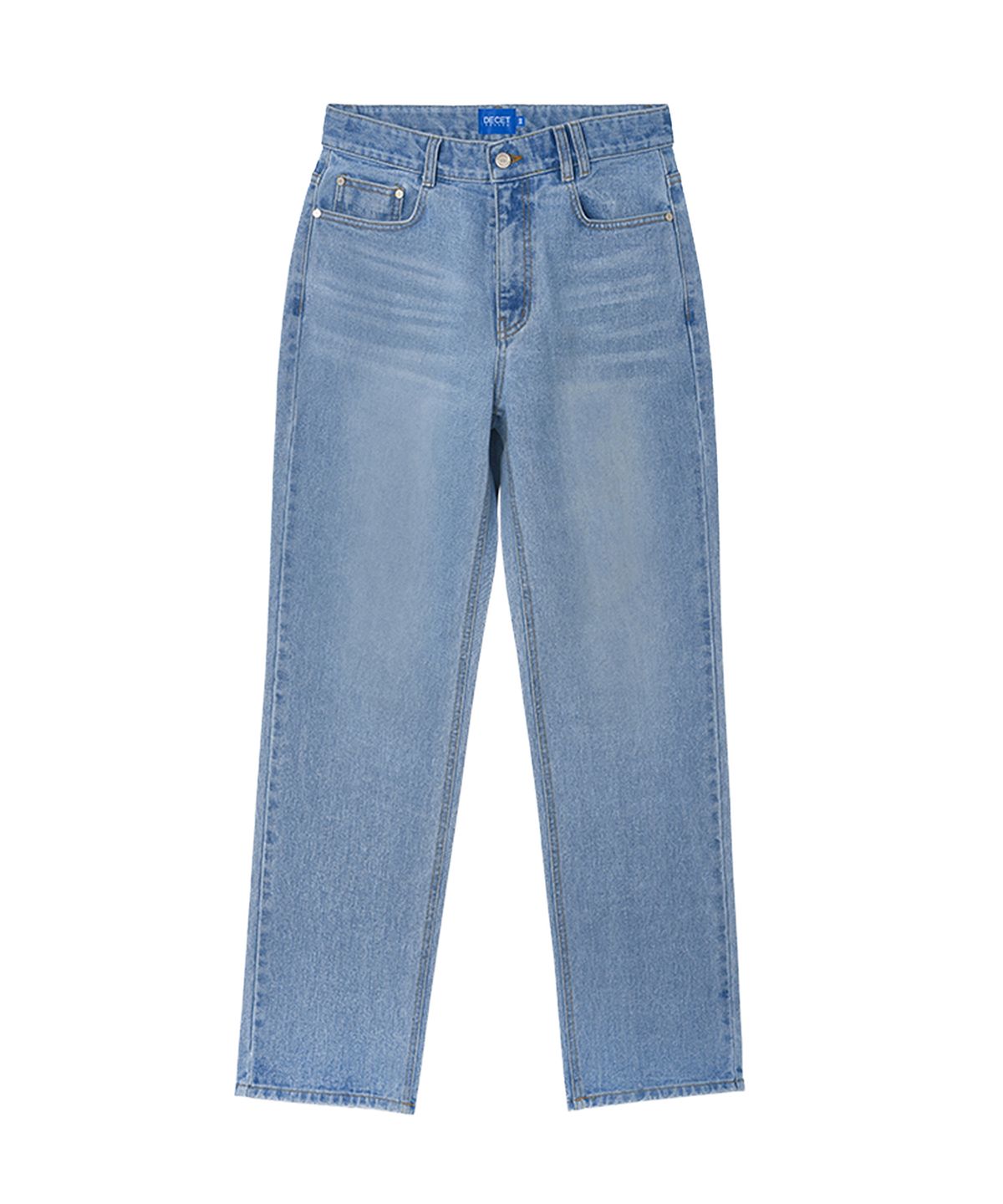 데케트(DECET) Dawn Semi Wide Jeans DCPT002LightBlue
